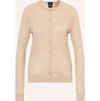 Dámský svetr Boss Dámský Pletený Kardigan Fonami, krémová, 36