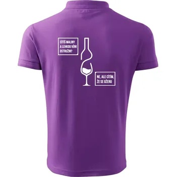 Pánská košile Cítím, že se ožeru - Polokošile pánská Pique Polo 203 - M ( Fialová )