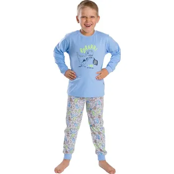 Bettymode Chlapecké pyžamo DINOSAURUS SVĚTLE MODRÁ, 92