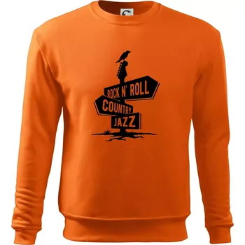 Pánská mikina Kytara rozcestník - Mikina Essential pánská - M ( Oranžová )