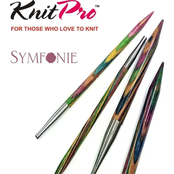 Nástroj na niť a příze Jehlice výměnné šroubovací KnitPro Symfonie Síla jehlice: 3,5 mm