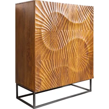 Komoda Vysoká komoda SCORPION 120cm 3D masiv mango