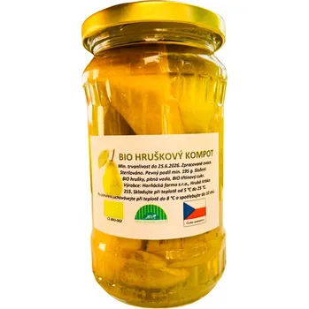 Ovoce Horňácká farma – BIO Hruškový kompot, 370 ml