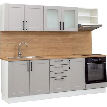 Kuchyňská linka Kuchyňská linka PASTEL Dekor: Šedá