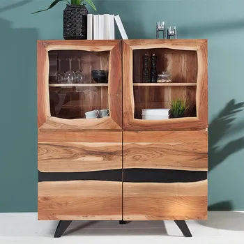 Příborník do zásuvky Vysoký příborník 140cm Amazonas z masivní akácie