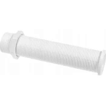 PRŮCHODKA TRUPEM FI 22 MM DLOUHÁ BÍLÁ 155 MM