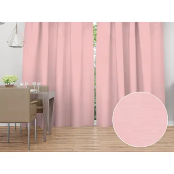 ubrus Dekorační závěs - Paris TF-125 Pudrově růžový 150x140 cm