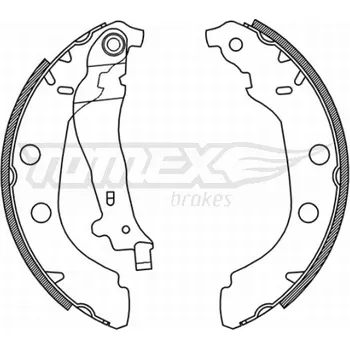 Brzdová čelist Sada brzdových čelistí, TX 21-15