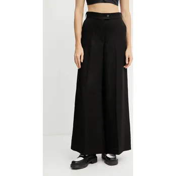 Dámské kalhoty Lněné kalhoty Ivy Oak PIERA ANN IO115208 černá 99X, vel. 34