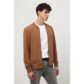 Pánská mikina Mikina Medicine pánská, hnědá barva, hladká RW25-BLM310 82X, vel. XXL