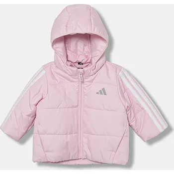 Dívčí bunda Dětská bunda adidas růžová barva, JW2442 03X, vel. 62
