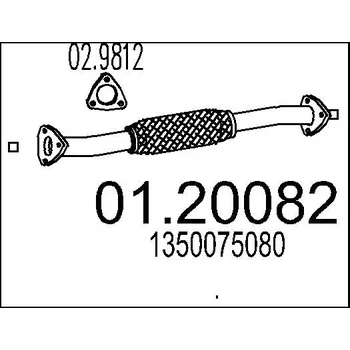 Výfuková trubka Výfuková trubka, 01.20082