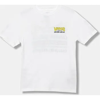Chlapecké tričko Dětské bavlněné tričko Vans Shop Front SS VN000R02WHT1 bílá 00X, vel. 129-139.5
