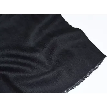 Šála Kašmírová šála Slim černá