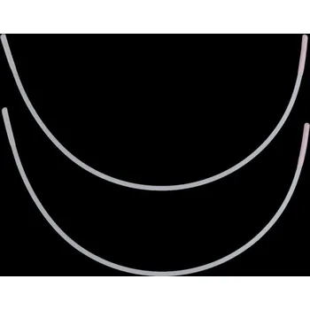 Galanterie Kostice kovové ploché Varianta: 36 bílá, Balení: 10 pár