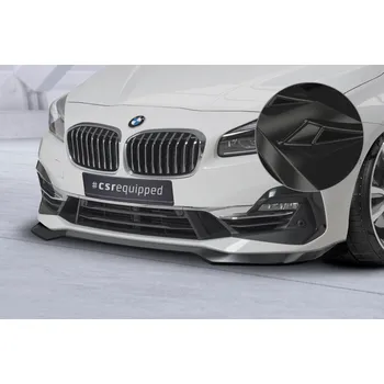 Nárazník Spoiler pod přední nárazník CSR CUP pro BMW 2 F45 Active Tourer 18-21 (LCI) - černý lesklý