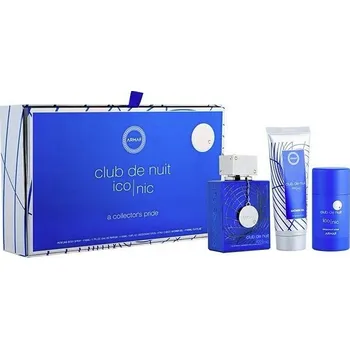 Pánský parfém Club De Nuit Blue Iconic / EDP 105 ml + sprchový gel 100 ml + tuhý deodorant Armaf - 75 g