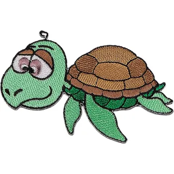 Nažehlovačka želva, krokodýl, delfín, žralok, malé, 1 zelená past.sv. želva