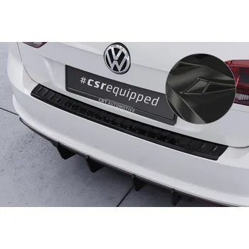 Lišta karosérie Plastová ochranná lišta zadního nárazníku CSR pro VW Golf 7 Variant - černá lesklá
