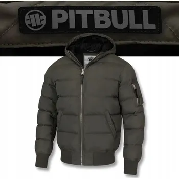 Pánská bunda Pitbull pánská bunda bomber s kapucí Gopher, velikost 3XL