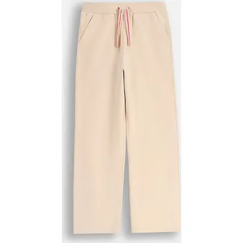 Chlapecké kalhoty Dětské tepláky Coccodrillo béžová barva, EVERYDAY GIRL A ZC5120102VGA 80X, vel. 140