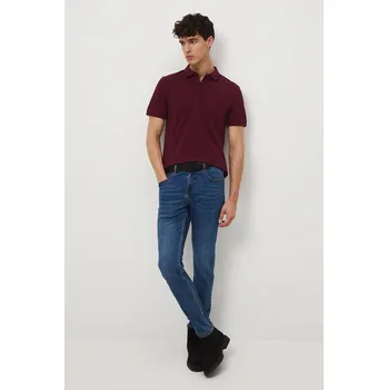 Pánské tričko Polo tričko Medicine pánské, vínová barva RW25-POM030 83X, vel. S