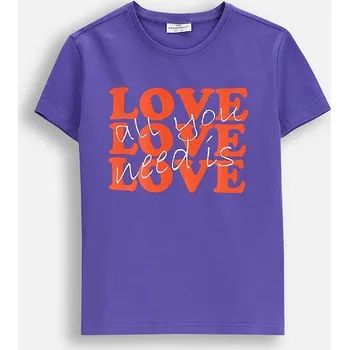 Dívčí oblečení Dětské tričko Coccodrillo ZC5143209VGA fialová 45X, vel. 104