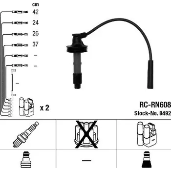 Zapalovací kabel Sada kabelů pro zapalování, 8492