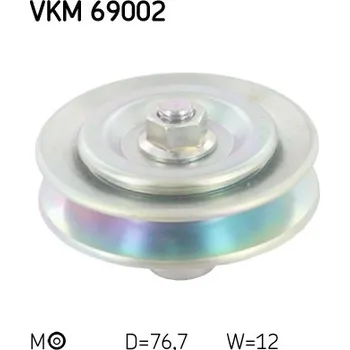 Napínací kladka, klínový řemen, VKM 69002