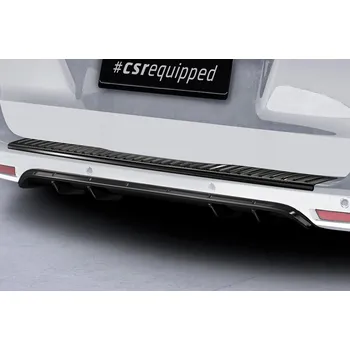Lišta karosérie Plastová ochranná lišta zadního nárazníku CSR pro Mercedes Benz V-Klasse / Vito 447 - černá lesklá