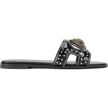 Dámské pantofle Kožené pantofle Kurt Geiger London Eagle Stud Cut Out Flat 4734400309.BLACK černá 99X, EUR 37