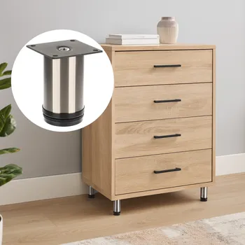 Nábytkové kování Interex design Nábytková nožka MOLAN / Nerez 100 mm