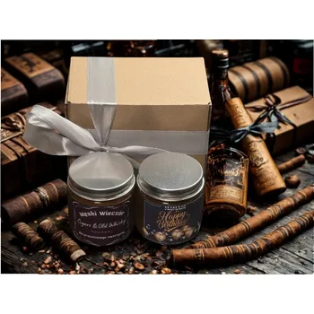 Svíčka Sójová vonná svíčka DÁRKOVÁ SADA BOX MamasiCandle