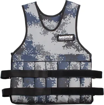 Zátěžové oblečení Merco Hercules 20 kg zátěžová vesta barva: ZELENÁ