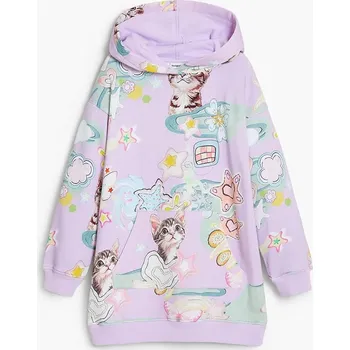 Dámské šaty Dívčí šaty Desigual 25WGVK08 fialová 04X, vel. 164