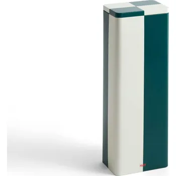 Dóza na potraviny HAY Plechová dóza Tin Container Slim, green and off-white