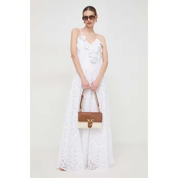Dámské šaty Šaty Silvian Heach bílá barva, maxi GPP24432VE 00X, vel. 34
