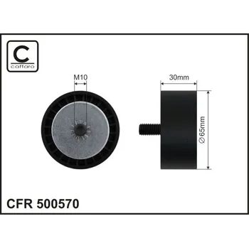 Vratná/vodicí kladka, klínový žebrový řemen, 500570