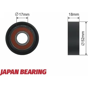 Napínací kladka, žebrovaný klínový řemen, RNK-FR-024