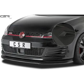 Nárazník Spoiler pod přední nárazník CSR CUP - VW Golf 7 GTI / GTD 13-17 carbon look matný