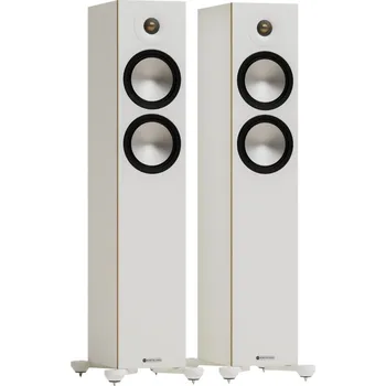 Elektronika Monitor Audio Bronze 300 7G White (Sloupové reprosoustavy s čistým a dynamickým zvukem, ideální pro stereo i domácí kino ve středně velkých místnostech.)