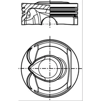 Píst motoru Píst, 039 PI 00123 001