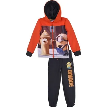 Sun City Chlapecká tepláková souprava MIMONI na zip s kapucou Barva: Oranžovošedá, Velikost: 104