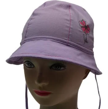 Kšiltovka Dívčí klobouk vázací RDX 7936 Květ Barva: fialová, Velikost: 48