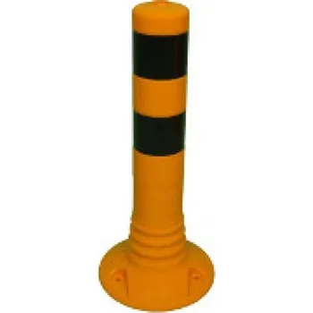 Plotový sloupek Flexibilní sloupek - žluto-černý (450 mm)