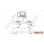 Sada brzdových destiček, kotoučová brzda, DP1010.10.0036