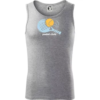 Padel club - Tílko pánské Core - S ( Tmavě šedý melír )