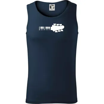 Klávesy a kytara - Tílko pánské Core - XL ( Námořní modrá (velmi tmavá - téměř černá) )