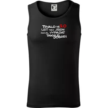 Pánské termoprádlo Trvalo mi 20 let než jsem začal vypadat takhle dobře - Tílko pánské Core - M ( Černá )