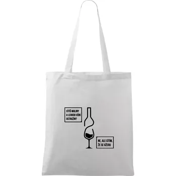 Nákupní taška Cítím, že se ožeru - Taška bavlněná - 42 x 38 cm ( Bílá )
